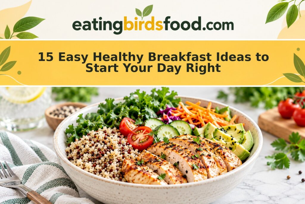15 Easy Healthy Breakfast Ideas to Start Your Day Right 15 Easy Healthy Breakfast Ideas to Start Your Day Right