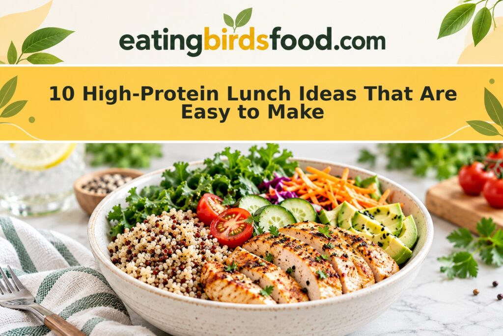 10 High-Protein Lunch Ideas That Are Easy to Make 10 High-Protein Lunch Ideas That Are Easy to Make