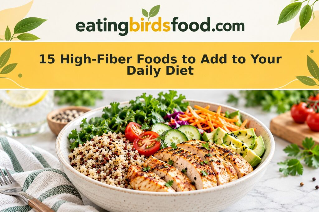 15 High-Fiber Foods to Add to Your Daily Diet 15 High-Fiber Foods to Add to Your Daily Diet