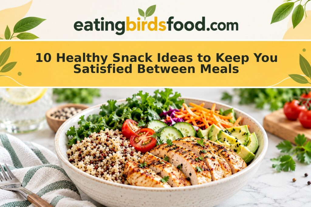 10 Healthy Snack Ideas to Keep You Satisfied Between Meals 10 Healthy Snack Ideas to Keep You Satisfied Between Meals